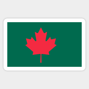 Bangladesh / Canada Flag Mashup Sticker